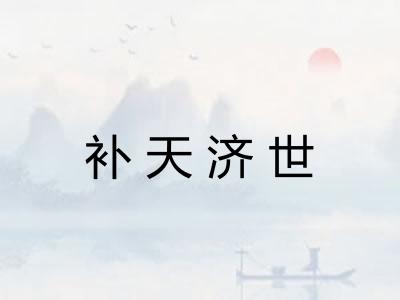 补天济世