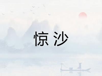 惊沙