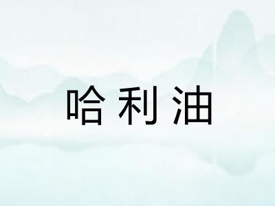 哈利油