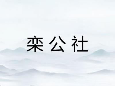 栾公社