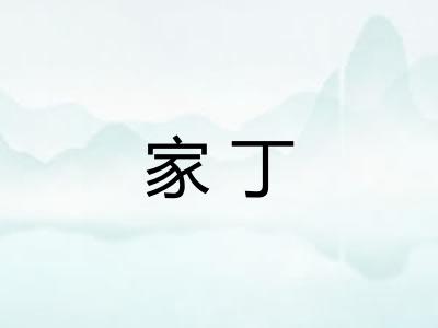 家丁