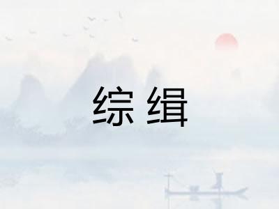 综缉