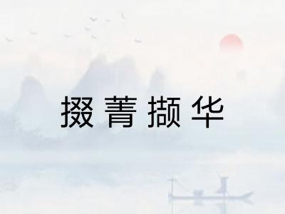 掇菁撷华