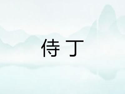 侍丁