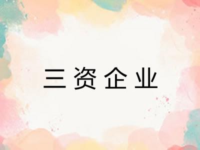 三资企业