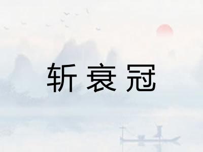 斩衰冠