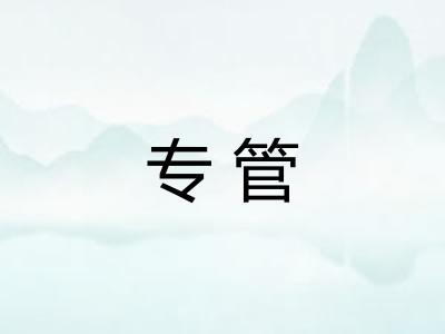 专管