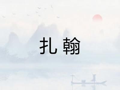 扎翰