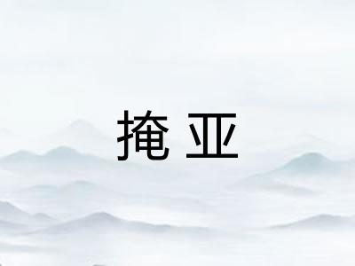 掩亚