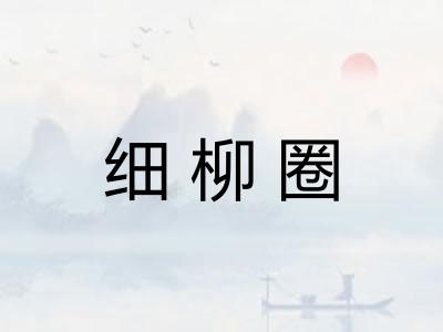 细柳圈