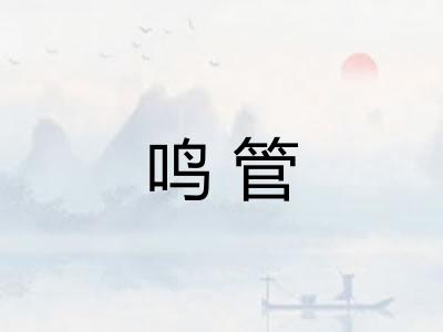 鸣管