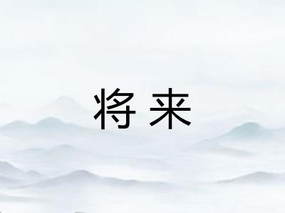 将来