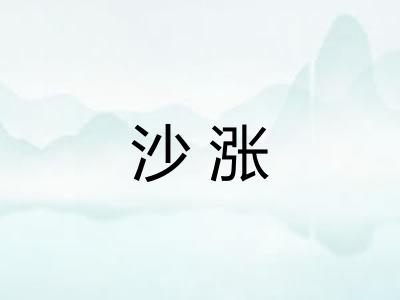 沙涨