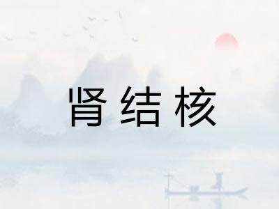 肾结核