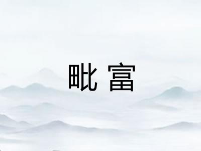 毗富