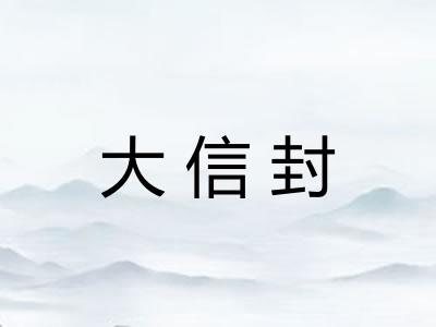 大信封