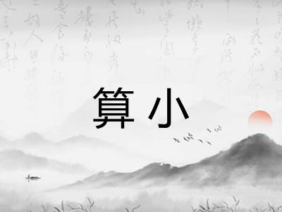 算小