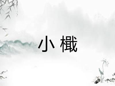 小檝