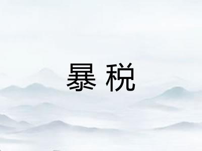 暴税