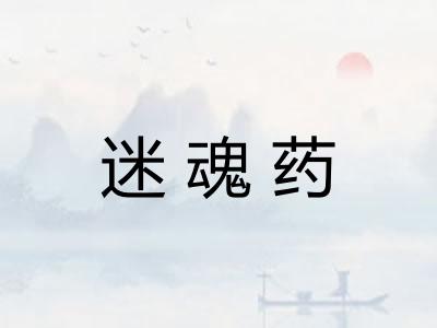 迷魂药