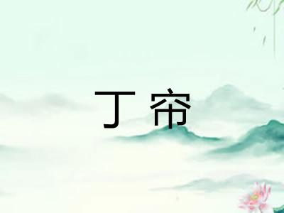 丁帘