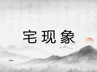 宅现象