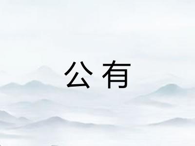 公有