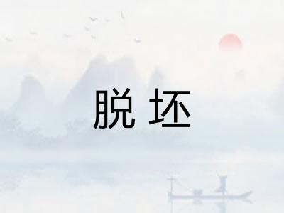 脱坯