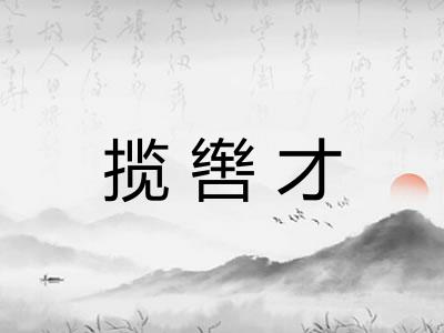 揽辔才