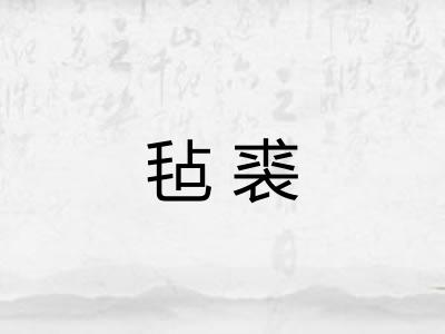 毡裘