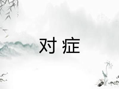 对症