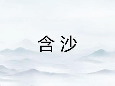 含沙