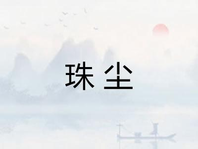 珠尘