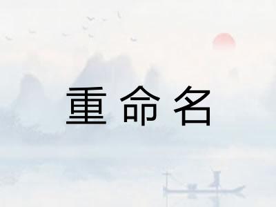 重命名