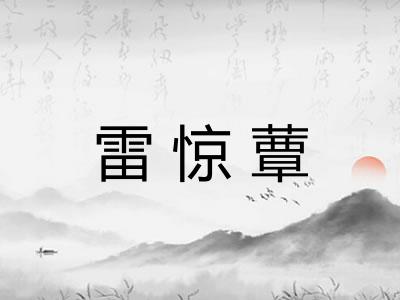 雷惊蕈