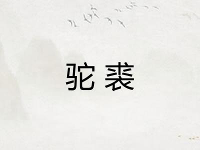 驼裘